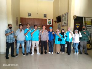 DPD KNPI Anambas, saat Beraudiensi dengan Kapolres Anambas