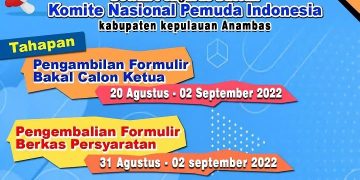 DPD KNPI Anambas, Membuka Pendaftaran