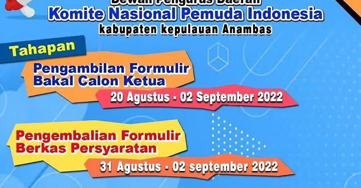 DPD KNPI Anambas, Membuka Pendaftaran
