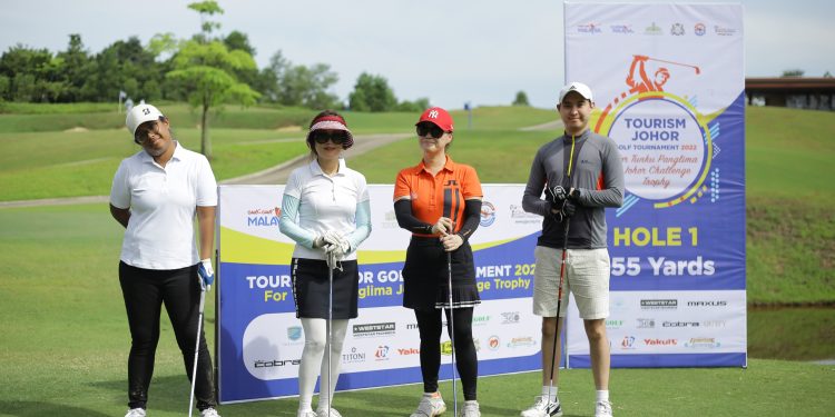 TOURISM JOHOR GOLF TOURNAMENT 2022 ATTRACTED 160 PARTICIPANTS PLAYING OVER 36 HOLES AT THE ELS CLUB DESARU COAST