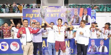 Final Turnamen Futsal PK NTT, Padukan Olahraga dan Tarian Daerah